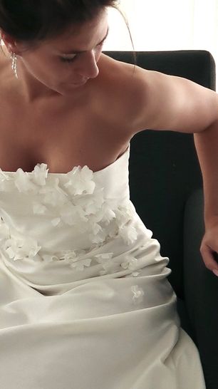 Jasmin Blommaert bruid jurk